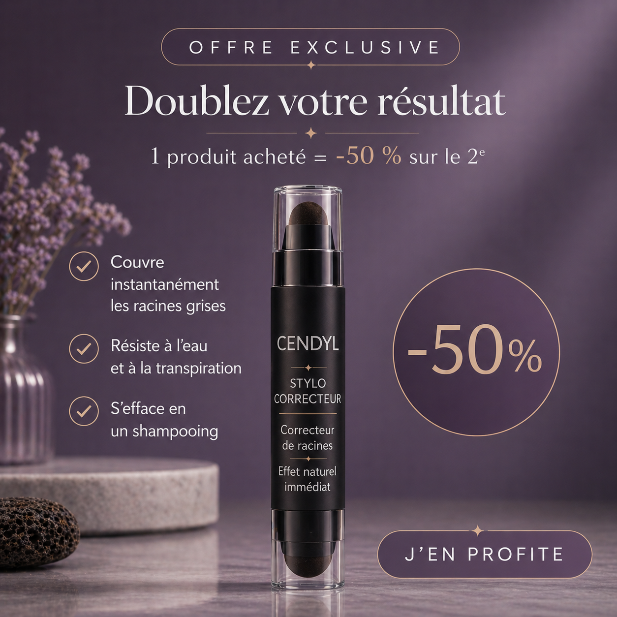 STYLO CORRECTEUR CENDYL – CORRECTEUR DE RACINES